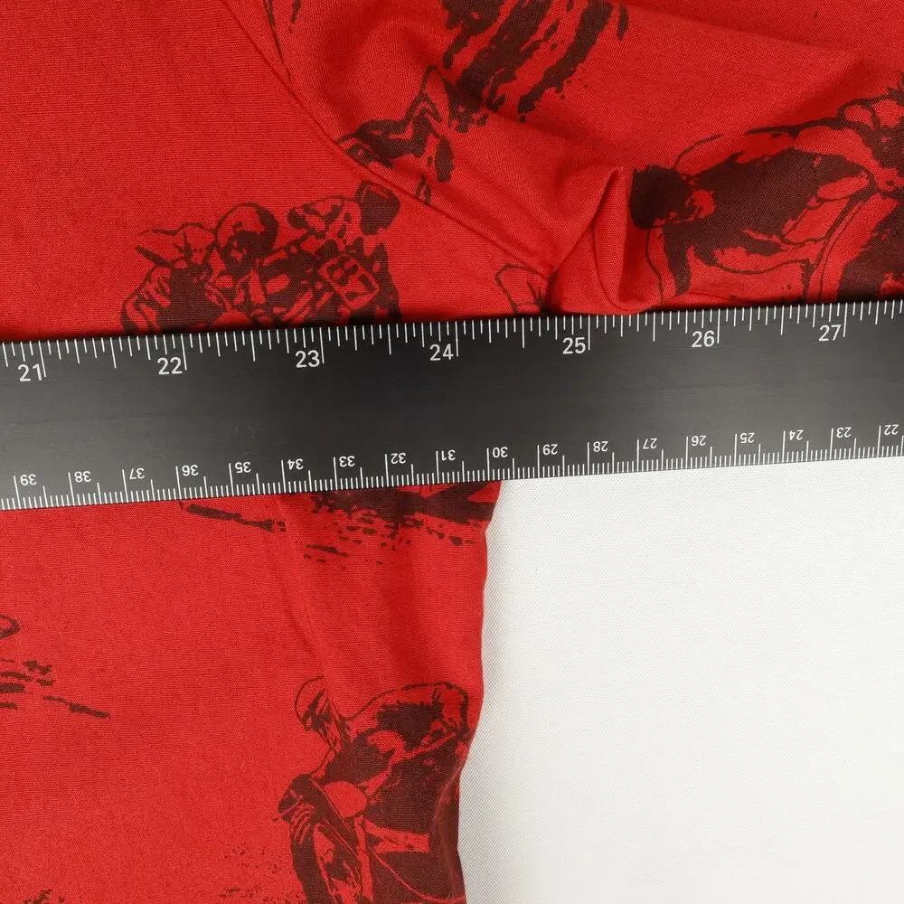 Iron And Resin Freedom Riders Mens 2XL Button Down Short Sleeve Shirt Motorbike - Picture 3 of 10